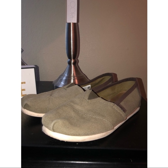 Olive Green/ and Brown TOMS - Picture 2 of 3